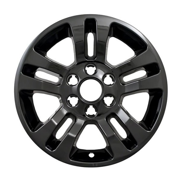 Coast2Coast 18", 5 Double Spoke, Gloss Black, Plastic, Set Of 4, Not Compatible With Steel Wheels IWCIMP377BLKN - main